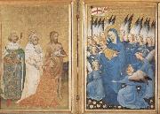 unknow artist The Wilton Diptych Laugely oil painting on canvas